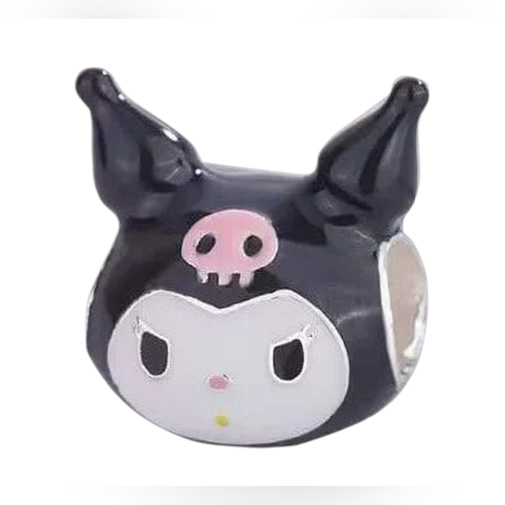 🎆LINX DISCONTINUED Sterling Silver Kuromi Hello Kitty Bracelet Charm